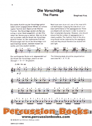 Studies for Snare Drum 4 Sample 1